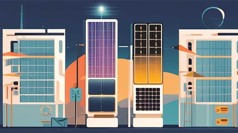 What kind of electricity does the solar panel generate?