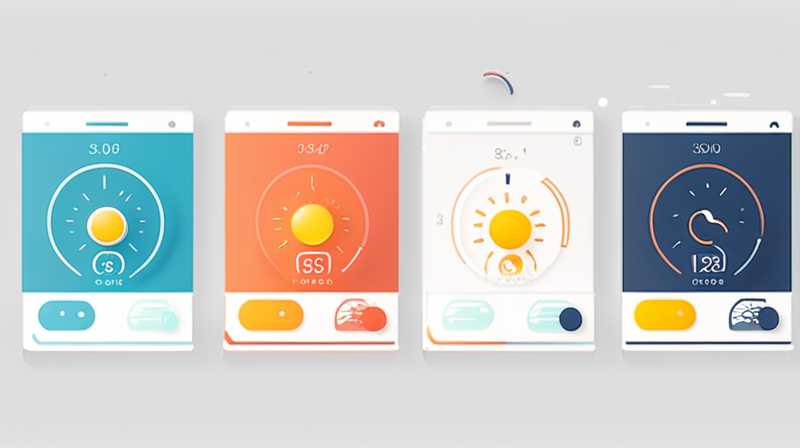 How much time should solar temperature control be adjusted?