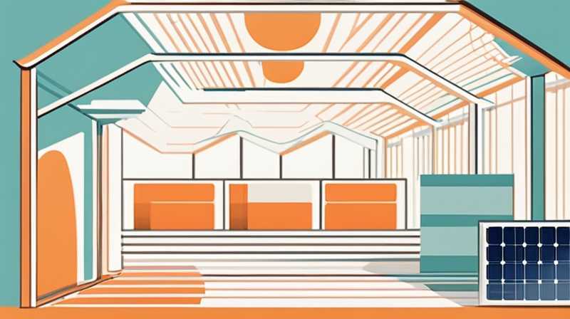 How to place solar indoor thin tubes