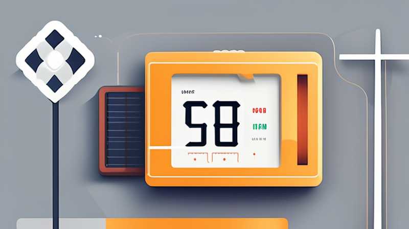 Where is the solar voltage regulator?