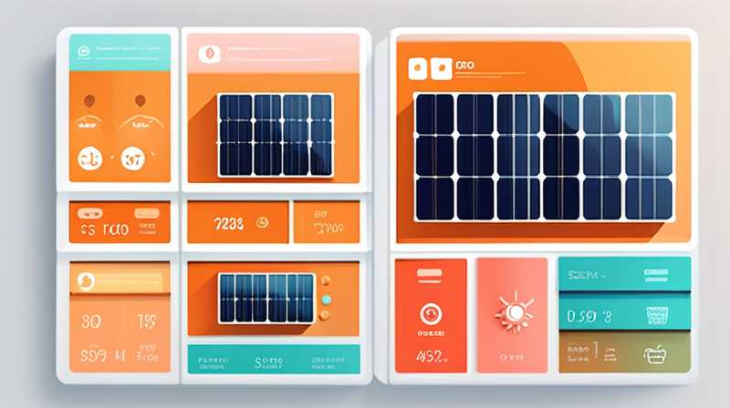 How much does solar watts cost per square meter?