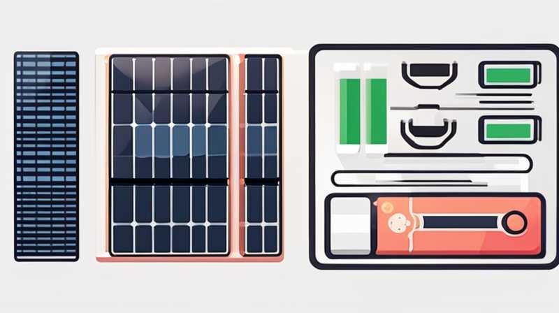 How to connect 12v solar panels to batteries