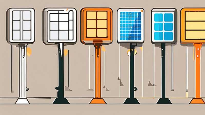 What to do if the solar panel of a street light is damaged