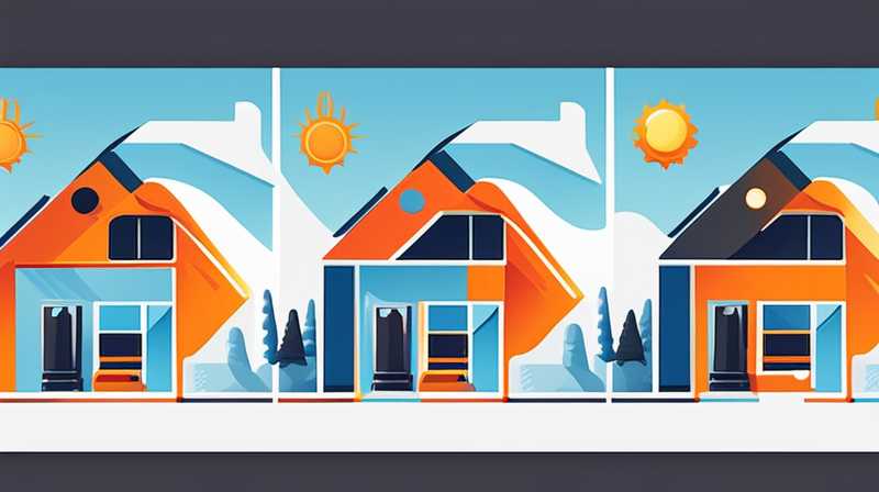 How to quickly heat up with solar energy in winter