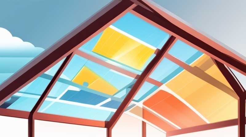 How to place solar panels on glass roof