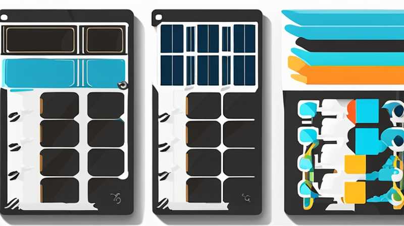 How many materials are there in solar panels?