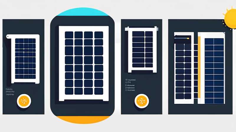How much medium can be added to solar panels