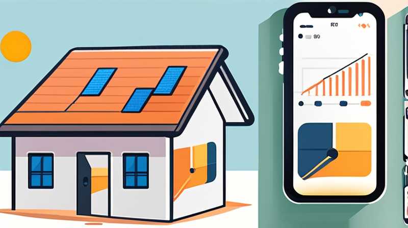 How to install solar monitoring diagram on the roof