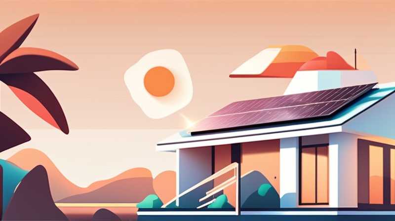 How to install solar energy in a villa to make it look good