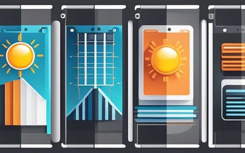 How to use solar energy with white bars