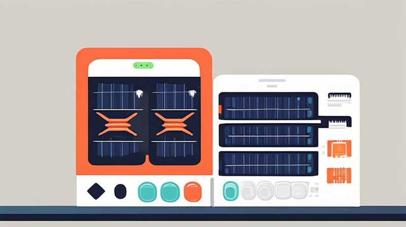 How to add batteries to solar monitors