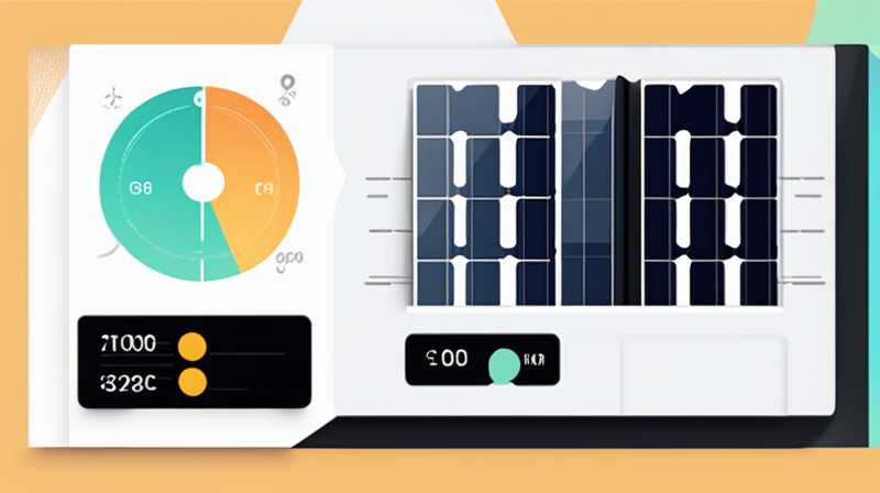 How much does solar energy weigh per square meter?