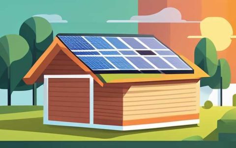 How to install solar energy in a tile shed