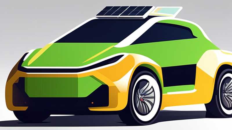 What kind of car can be charged with solar power on the roof?