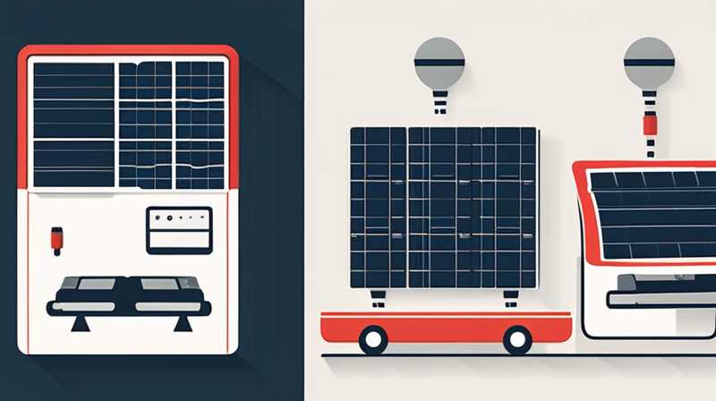 How to charge solar road batteries