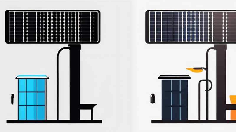 How to install solar panel lights outdoors