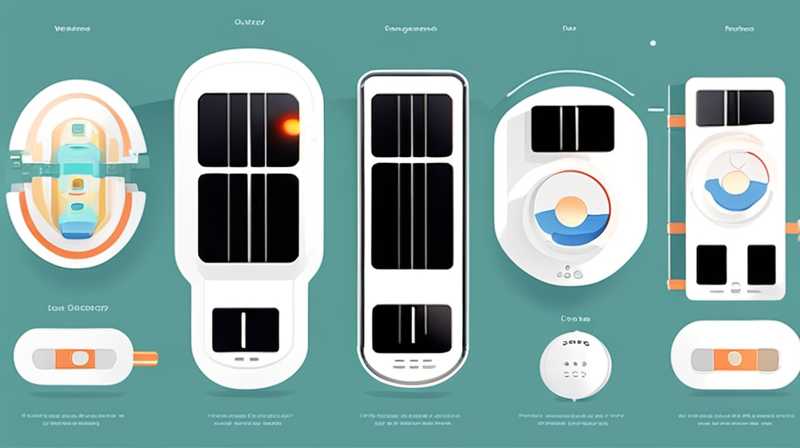 How to operate the wireless solar monitor