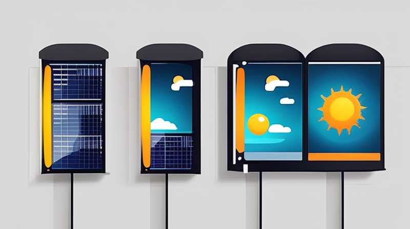 How to install solar floodlight billboard