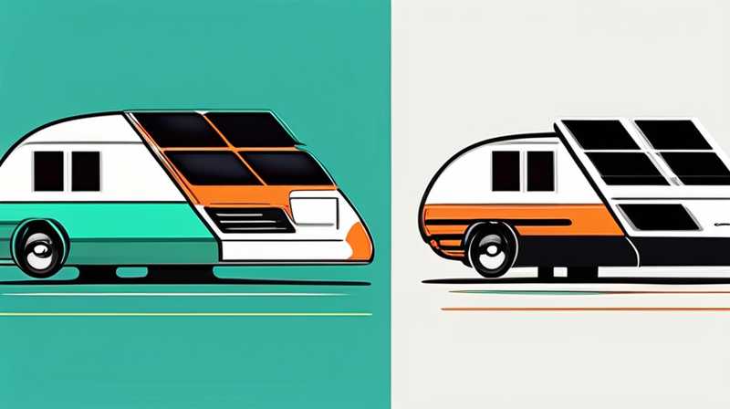 How to turn on the solar energy of a trailer car