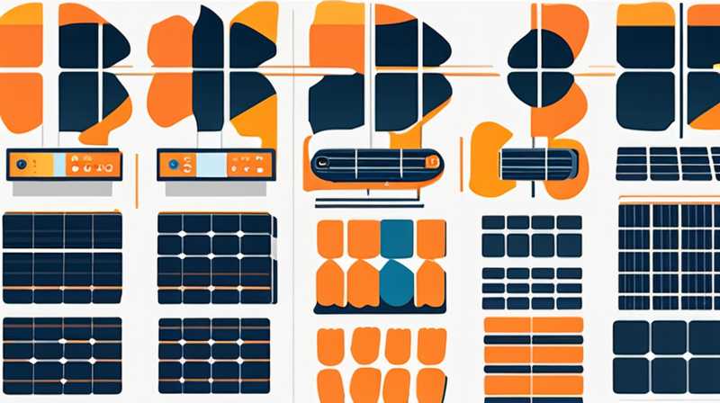 What equipment is needed for solar panel power generation