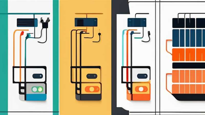 How to connect the 4 wires of the solar panel