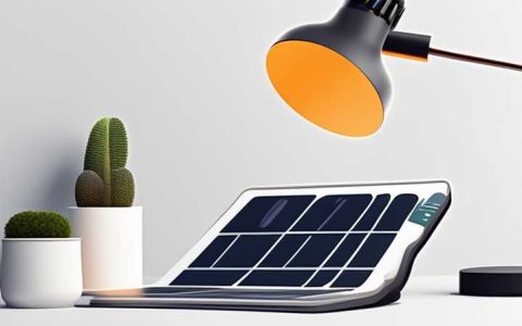 What desk lamp can act as solar energy?