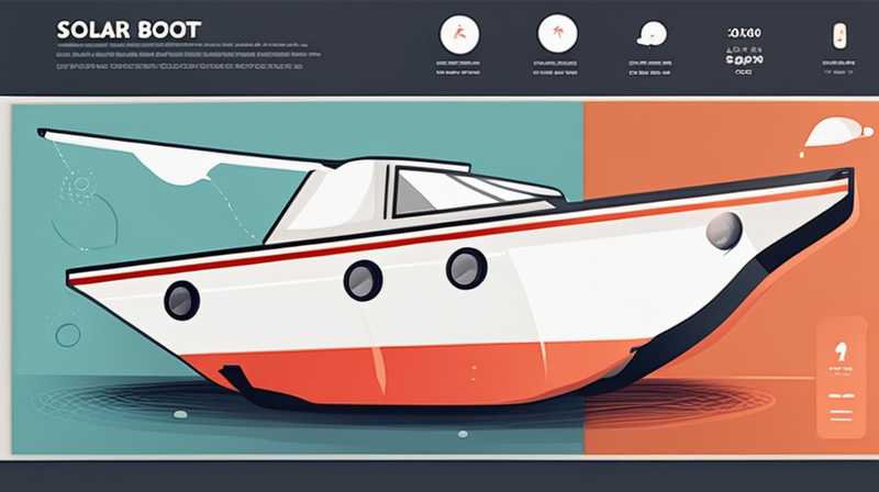 What is the maximum height of a solar powered boat?