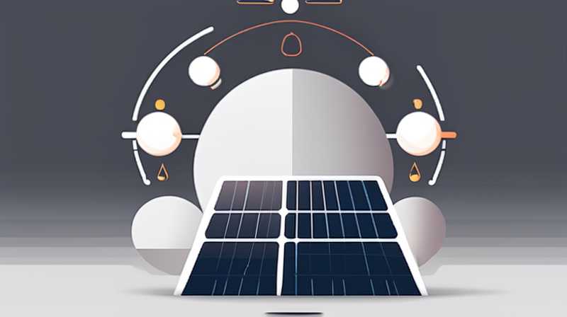 What is the front pole of a solar cell?