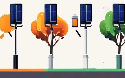 How to install solar street light charging panel