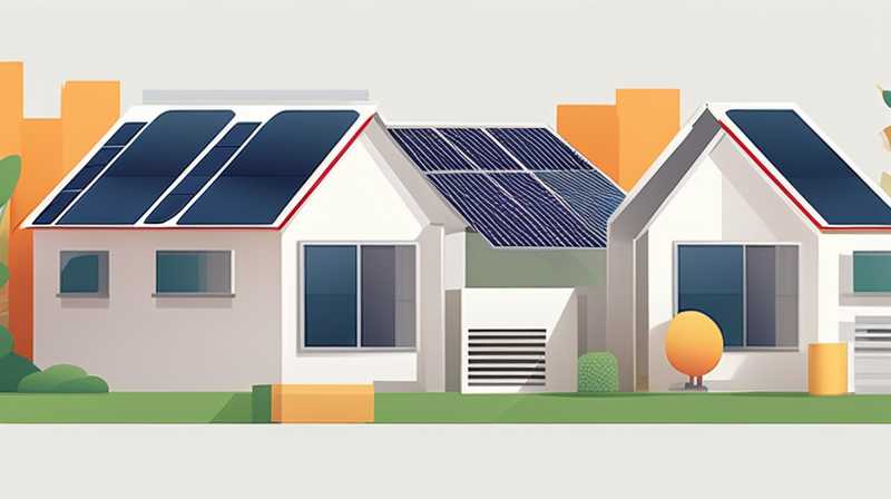 How to connect solar panel house