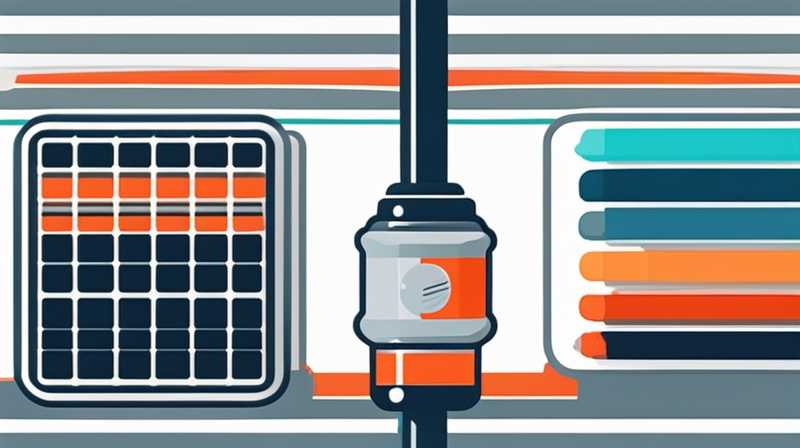 How to install the exhaust valve of solar energy