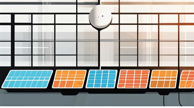 Where to check the power of solar panels