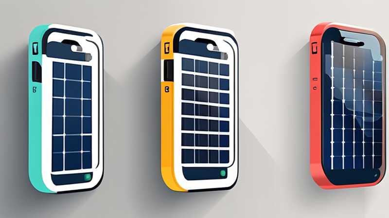 How many watts of solar energy is needed to charge a cell phone?