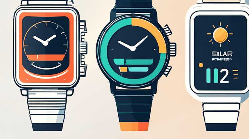 What does solar powered watches mean?