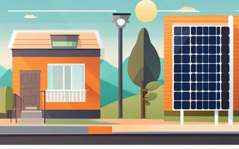 How to connect the solar panel street light