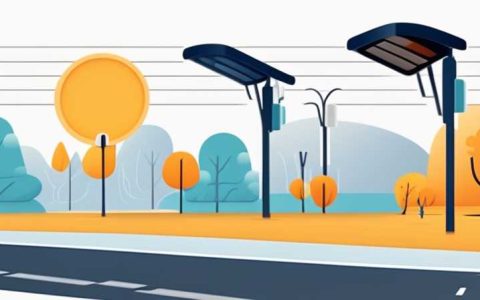 How many watts are there for solar street lights on the road