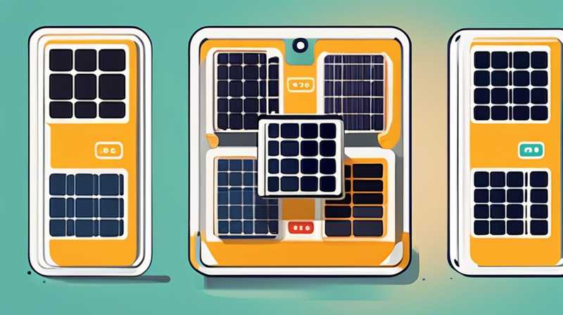 How to connect solar panel power bank