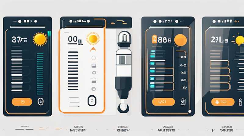 How many volts of battery does the solar monitoring light have