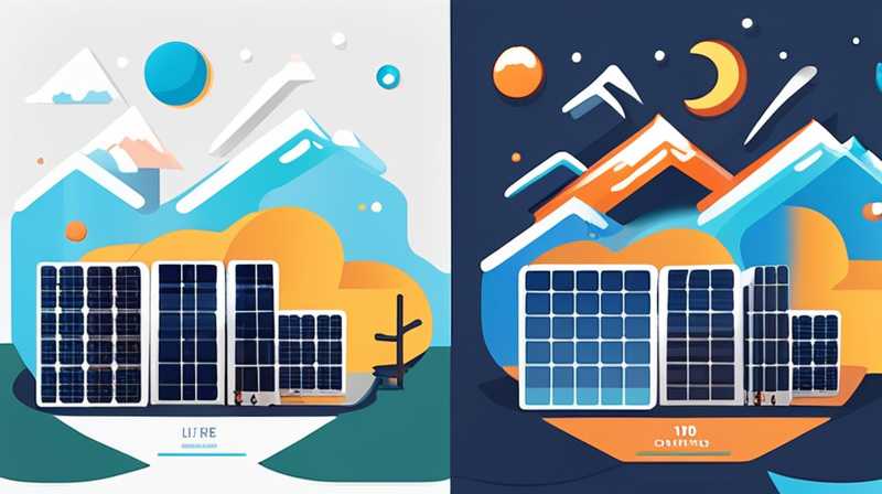 How long is the life of solar energy in winter?