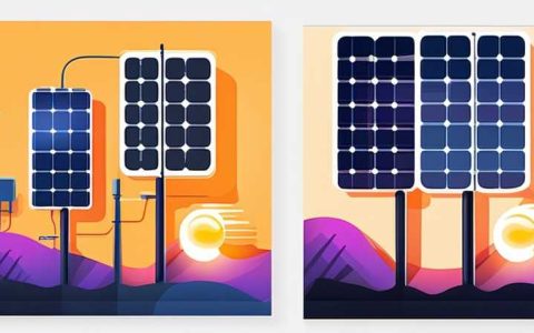 How can solar panels be connected to lights?