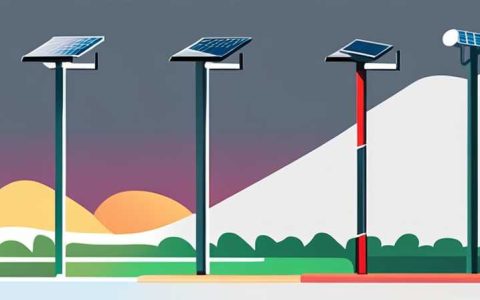 How to install a 6-meter solar street light pole