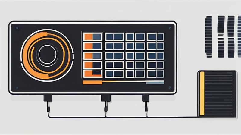 How to connect the solar controller branch line