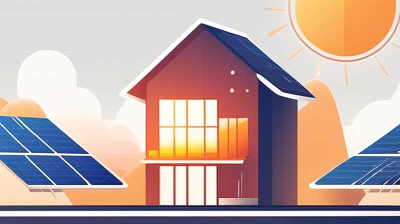 How to install solar energy on a sloping house