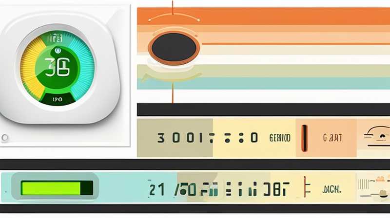 How to read the degree of solar energy meter