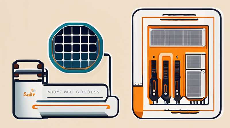 How many watts does the solar booster pump have?