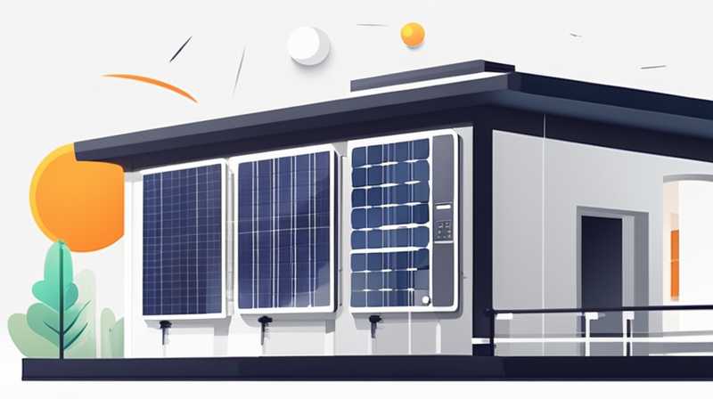 How to install three-open solar panels