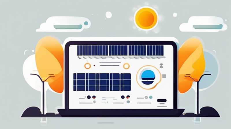 How to clean the solar display