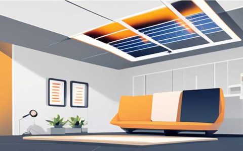 How to install wall mounted solar panels on the ceiling