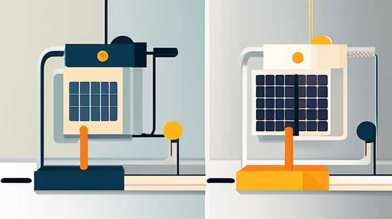 How to tie the rope of solar pull line