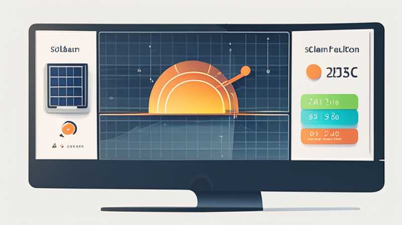 How many volts is solar monitoring